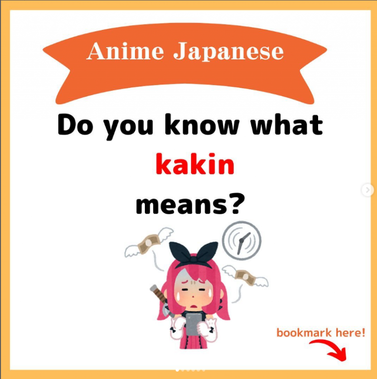 Anime Japanese : KAKIN